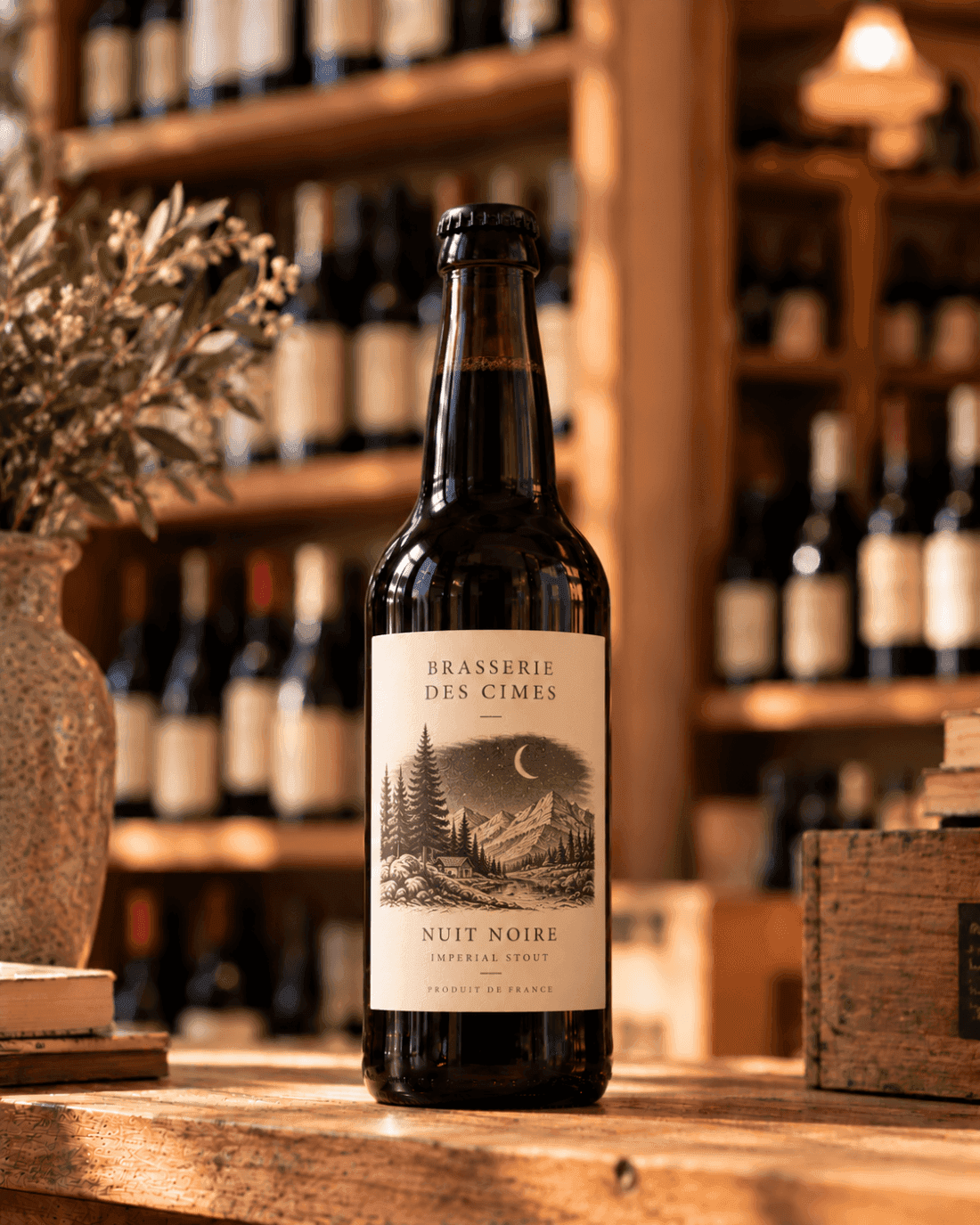 Bottle of Brasserie des Cimes « Nuit Noire » imperial stout